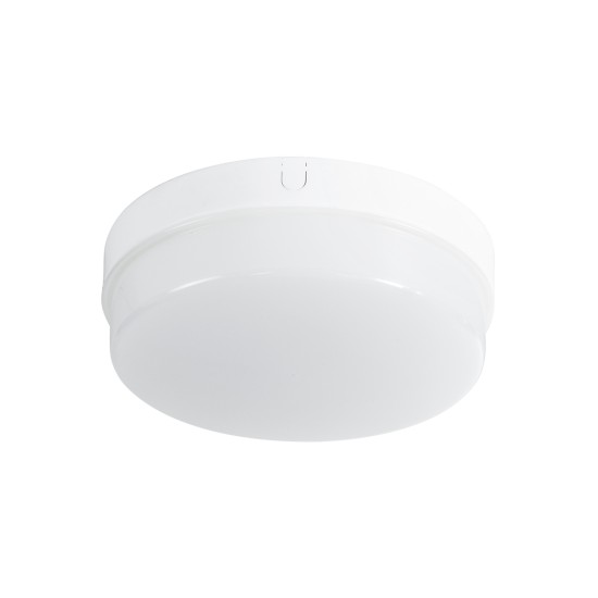 REVANO 61016 LED Πλαφονιέρα Οροφής Στρόγγυλη Φ17 15W 1350lm 180° AC 220-240V Αδιάβροχη IP54 Φ17 x Υ5cm Θερμό Λευκό 2700K - 2 Χρόνια Εγγύηση