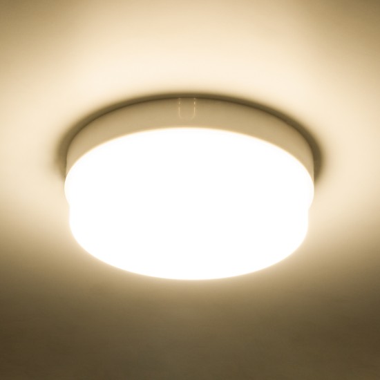 REVANO 61016 LED Πλαφονιέρα Οροφής Στρόγγυλη Φ17 15W 1350lm 180° AC 220-240V Αδιάβροχη IP54 Φ17 x Υ5cm Θερμό Λευκό 2700K - 2 Χρόνια Εγγύηση REVANO 61016 LED Πλαφονιέρα Οροφής Στρόγγυλη Φ17 15W 1350lm 180° AC 220-240V Αδιάβροχη IP54 Φ17 x Υ5cm Θερμό Λευκό 2700K - 2 Χρόνια Εγγύηση