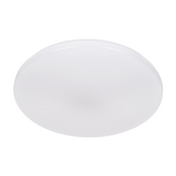 AVA 61017 Μοντέρνο Φωτιστικό Οροφής LED 76W 7600lm 120° AC 220-240V IP20 Ρυθμιζόμενο Λευκό CCT με Χειριστήριο από 2700K έως 6000K Dimmable - Lumileds SMD Chip - Λευκό Ματ - Μ48 x Π48 x Υ6.5cm - 3 Χρόνια Εγγύηση