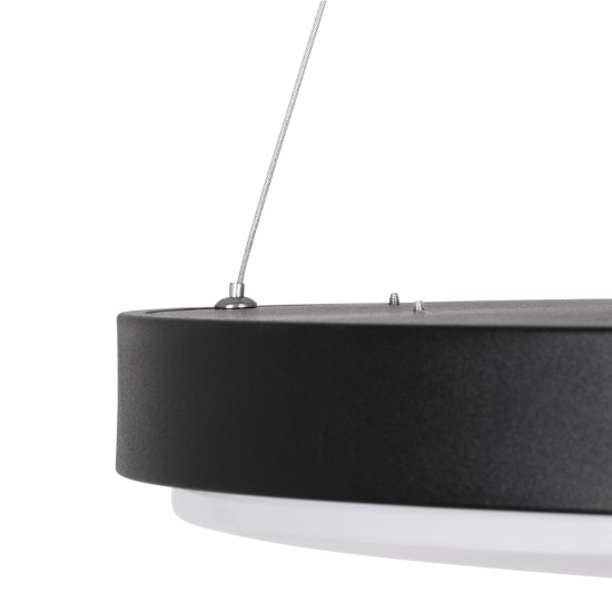 CASPER 61019 Κρεμαστή Πλαφονιέρα Οροφής LED CCT 76W 8372lm 120° AC 220-240V - Εναλλαγή Φωτισμού μέσω Τηλεχειριστηρίου All In One Ψυχρό Λευκό 6000k+Φυσικό Λευκό 4500k+Θερμό Λευκό 2700k Dimmable Φ45cm - Μαύρο - 3 Years Warranty CASPER 61019 Κρεμαστή Πλαφονιέρα Οροφής LED CCT 76W 8372lm 120° AC 220-240V - Εναλλαγή Φωτισμού μέσω Τηλεχειριστηρίου All In One Ψυχρό Λευκό 6000k+Φυσικό Λευκό 4500k+Θερμό Λευκό 2700k Dimmable Φ45cm - Μαύρο - 3 Years Warranty