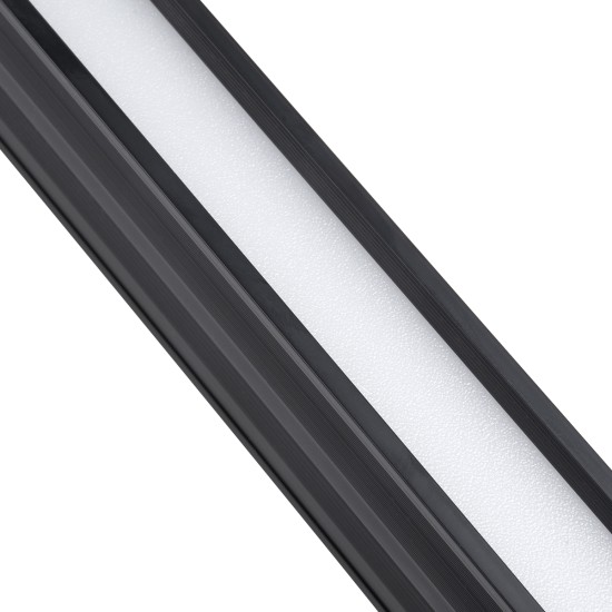 OFFICE 61025-S Γραμμικό Φωτιστικό Οροφής Linear LED 18W 2170lm 120° AC 220-240V Μ120 x Π2 x Υ4cm Θερμό Λευκό 2700K - Μαύρο - 3 Years Warranty