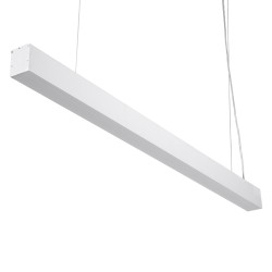 ORION 61031-S Μοντέρνο Φωτιστικό Οροφής LED 72W 8600lm 120° AC 220-240V IP20 Ρυθμιζόμενο Λευκό CCT με Χειριστήριο από 2700K έως 6000K Dimmable - Lumileds SMD Chip - Λευκό Ματ - Μ120 x Π5.5 x Υ7cm - 3 Χρόνια Εγγύηση