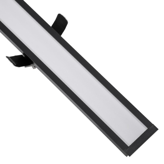 LUCA 61032 Γραμμικό Χωνευτό Φωτιστικό Linear LED CCT 54W 6500lm 120° AC 220-240V Μ121.5 x Π5 x Υ4cm - Εναλλαγή Φωτισμού μέσω Τηλεχειριστηρίου All In One Ψυχρό 6000k+Φυσικό 4500k+Θερμό 2700k Dimmable - Μαύρο - 3 Years Warranty LUCA 61032 Γραμμικό Χωνευτό Φωτιστικό Linear LED CCT 54W 6500lm 120° AC 220-240V Μ121.5 x Π5 x Υ4cm - Εναλλαγή Φωτισμού μέσω Τηλεχειριστηρίου All In One Ψυχρό 6000k+Φυσικό 4500k+Θερμό 2700k Dimmable - Μαύρο - 3 Years Warranty