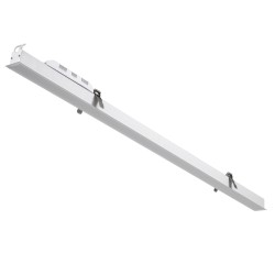 LUCA 61033 Μοντέρνο Φωτιστικό Οροφής LED 54W 6500lm 120° AC 220-240V IP20 Ρυθμιζόμενο Λευκό CCT με Χειριστήριο από 2700K έως 6000K Dimmable - Lumileds SMD Chip - Λευκό Ματ - Μ121.5 x Π5 x Υ4cm - 3 Χρόνια Εγγύηση