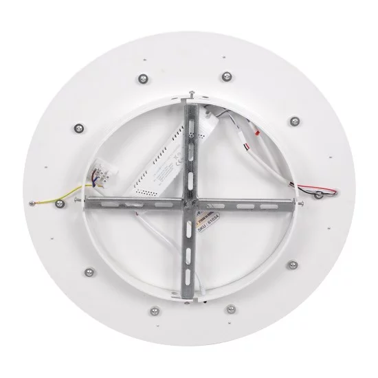 ARIANA 61035 Πλαφονιέρα Οροφής Κύκλος LED CCT 55W 6376lm 120° AC 220-240V - Εναλλαγή Φωτισμού μέσω Τηλεχειριστηρίου All In One Ψυχρό Λευκό 6000k+Φυσικό Λευκό 4500k+Θερμό Λευκό 2700k Dimmable Φ48cm - Λευκό - 3 Years Warranty ARIANA 61035 Πλαφονιέρα Οροφής Κύκλος LED CCT 55W 6376lm 120° AC 220-240V - Εναλλαγή Φωτισμού μέσω Τηλεχειριστηρίου All In One Ψυχρό Λευκό 6000k+Φυσικό Λευκό 4500k+Θερμό Λευκό 2700k Dimmable Φ48cm - Λευκό - 3 Years Warranty