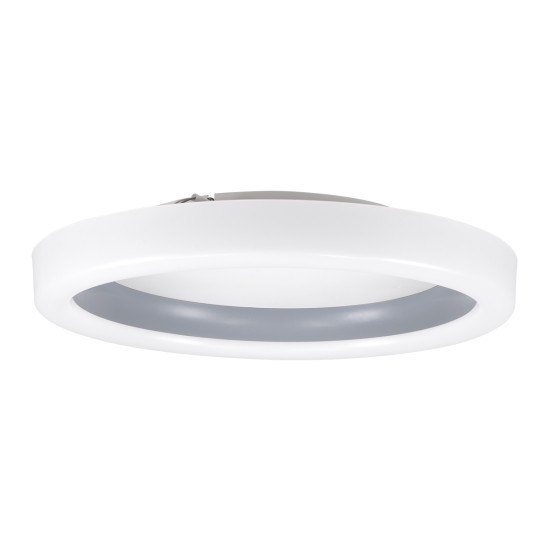 ARIANA 61036 Πλαφονιέρα Οροφής Κύκλος LED CCT 55W 6376lm 120° AC 220-240V - Εναλλαγή Φωτισμού μέσω Τηλεχειριστηρίου All In One Ψυχρό Λευκό 6000k+Φυσικό Λευκό 4500k+Θερμό Λευκό 2700k Dimmable Φ48cm - Ανθρακί - 3 Years Warranty