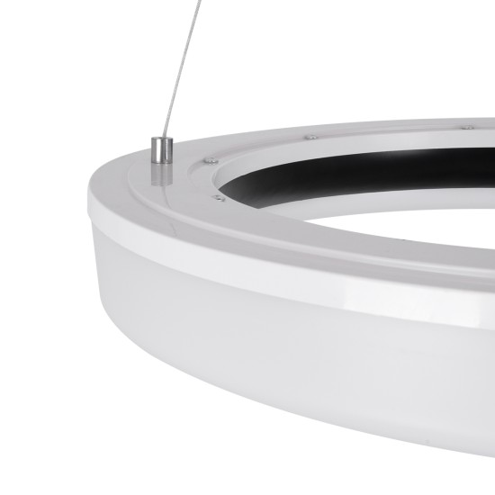 ARIANA 61037 Κρεμαστή Πλαφονιέρα Οροφής Κύκλος LED CCT 55W 6376lm 120° AC 220-240V - Εναλλαγή Φωτισμού μέσω Τηλεχειριστηρίου All In One Ψυχρό Λευκό 6000k+Φυσικό Λευκό 4500k+Θερμό Λευκό 2700k Dimmable Φ48cm - Μαύρο - 3 Years Warranty ARIANA 61037 Κρεμαστή Πλαφονιέρα Οροφής Κύκλος LED CCT 55W 6376lm 120° AC 220-240V - Εναλλαγή Φωτισμού μέσω Τηλεχειριστηρίου All In One Ψυχρό Λευκό 6000k+Φυσικό Λευκό 4500k+Θερμό Λευκό 2700k Dimmable Φ48cm - Μαύρο - 3 Years Warranty