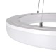 ARIANA 61038 Κρεμαστή Πλαφονιέρα Οροφής Κύκλος LED CCT 55W 6376lm 120° AC 220-240V - Εναλλαγή Φωτισμού μέσω Τηλεχειριστηρίου All In One Ψυχρό Λευκό 6000k+Φυσικό Λευκό 4500k+Θερμό Λευκό 2700k Dimmable Φ48cm - Λευκό - 3 Years Warranty ARIANA 61038 Κρεμαστή Πλαφονιέρα Οροφής Κύκλος LED CCT 55W 6376lm 120° AC 220-240V - Εναλλαγή Φωτισμού μέσω Τηλεχειριστηρίου All In One Ψυχρό Λευκό 6000k+Φυσικό Λευκό 4500k+Θερμό Λευκό 2700k Dimmable Φ48cm - Λευκό - 3 Years Warranty