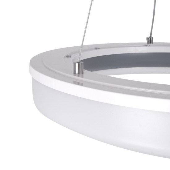 ARIANA 61039 Κρεμαστή Πλαφονιέρα Οροφής Κύκλος LED CCT 55W 6376lm 120° AC 220-240V - Εναλλαγή Φωτισμού μέσω Τηλεχειριστηρίου All In One Ψυχρό Λευκό 6000k+Φυσικό Λευκό 4500k+Θερμό Λευκό 2700k Dimmable Φ48cm - Γκρι Ανθρακί - 3 Years Warranty ARIANA 61039 Κρεμαστή Πλαφονιέρα Οροφής Κύκλος LED CCT 55W 6376lm 120° AC 220-240V - Εναλλαγή Φωτισμού μέσω Τηλεχειριστηρίου All In One Ψυχρό Λευκό 6000k+Φυσικό Λευκό 4500k+Θερμό Λευκό 2700k Dimmable Φ48cm - Γκρι Ανθρακί - 3 Years Warranty