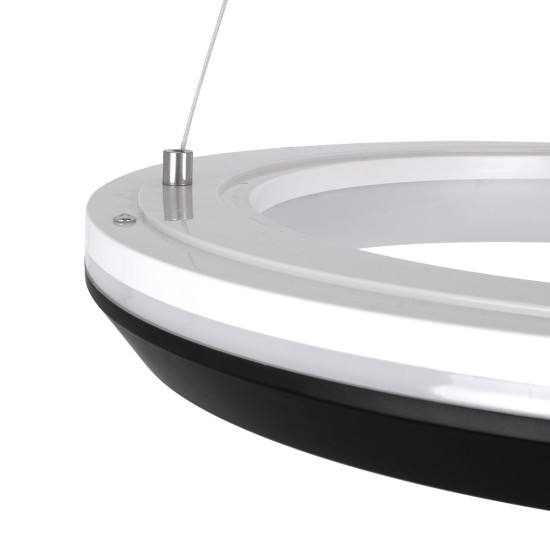 MELINA 61043 Κρεμαστή Πλαφονιέρα Οροφής Κύκλος LED CCT 55W 6376lm 120° AC 220-240V - Εναλλαγή Φωτισμού μέσω Τηλεχειριστηρίου All In One Ψυχρό Λευκό 6000k+Φυσικό Λευκό 4500k+Θερμό Λευκό 2700k Dimmable Φ48cm - Μαύρο - 3 Years Warranty MELINA 61043 Κρεμαστή Πλαφονιέρα Οροφής Κύκλος LED CCT 55W 6376lm 120° AC 220-240V - Εναλλαγή Φωτισμού μέσω Τηλεχειριστηρίου All In One Ψυχρό Λευκό 6000k+Φυσικό Λευκό 4500k+Θερμό Λευκό 2700k Dimmable Φ48cm - Μαύρο - 3 Years Warranty