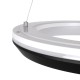 MELINA 61043 Κρεμαστή Πλαφονιέρα Οροφής Κύκλος LED CCT 55W 6376lm 120° AC 220-240V - Εναλλαγή Φωτισμού μέσω Τηλεχειριστηρίου All In One Ψυχρό Λευκό 6000k+Φυσικό Λευκό 4500k+Θερμό Λευκό 2700k Dimmable Φ48cm - Μαύρο - 3 Years Warranty MELINA 61043 Κρεμαστή Πλαφονιέρα Οροφής Κύκλος LED CCT 55W 6376lm 120° AC 220-240V - Εναλλαγή Φωτισμού μέσω Τηλεχειριστηρίου All In One Ψυχρό Λευκό 6000k+Φυσικό Λευκό 4500k+Θερμό Λευκό 2700k Dimmable Φ48cm - Μαύρο - 3 Years Warranty