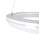 MELINA 61044 Κρεμαστή Πλαφονιέρα Οροφής Κύκλος LED CCT 55W 6376lm 120° AC 220-240V - Εναλλαγή Φωτισμού μέσω Τηλεχειριστηρίου All In One Ψυχρό Λευκό 6000k+Φυσικό Λευκό 4500k+Θερμό Λευκό 2700k Dimmable Φ48cm - Λευκό - 3 Years Warranty MELINA 61044 Κρεμαστή Πλαφονιέρα Οροφής Κύκλος LED CCT 55W 6376lm 120° AC 220-240V - Εναλλαγή Φωτισμού μέσω Τηλεχειριστηρίου All In One Ψυχρό Λευκό 6000k+Φυσικό Λευκό 4500k+Θερμό Λευκό 2700k Dimmable Φ48cm - Λευκό - 3 Years Warranty
