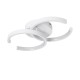 EVA 61068 Φωτιστικό Οροφής Design LED CCT 16W 1920lm 300° AC 220-240V - Εναλλαγή Φωτισμού μέσω Διακόπτη On/Off All In One Ψυχρό 6000k+Φυσικό 4500k+Θερμό 2700k Μ33 x Π21 x Υ7cm - Λευκό