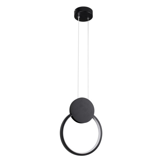 CYCLOS 61073 Κρεμαστό Φωτιστικό Οροφής Design LED CCT 9W 1080lm 300° AC 220-240V - Εναλλαγή Φωτισμού μέσω Διακόπτη On/Off All In One Ψυχρό 6000k+Φυσικό 4500k+Θερμό 2700k Μ21 x Π2.3 x Υ26.5cm - Μαύρο CYCLOS 61073 Κρεμαστό Φωτιστικό Οροφής Design LED CCT 9W 1080lm 300° AC 220-240V - Εναλλαγή Φωτισμού μέσω Διακόπτη On/Off All In One Ψυχρό 6000k+Φυσικό 4500k+Θερμό 2700k Μ21 x Π2.3 x Υ26.5cm - Μαύρο
