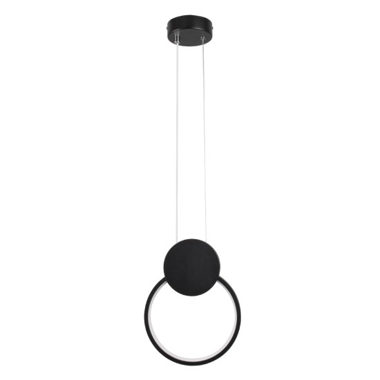 CYCLOS 61073 Κρεμαστό Φωτιστικό Οροφής Design LED CCT 9W 1080lm 300° AC 220-240V - Εναλλαγή Φωτισμού μέσω Διακόπτη On/Off All In One Ψυχρό 6000k+Φυσικό 4500k+Θερμό 2700k Μ21 x Π2.3 x Υ26.5cm - Μαύρο CYCLOS 61073 Κρεμαστό Φωτιστικό Οροφής Design LED CCT 9W 1080lm 300° AC 220-240V - Εναλλαγή Φωτισμού μέσω Διακόπτη On/Off All In One Ψυχρό 6000k+Φυσικό 4500k+Θερμό 2700k Μ21 x Π2.3 x Υ26.5cm - Μαύρο