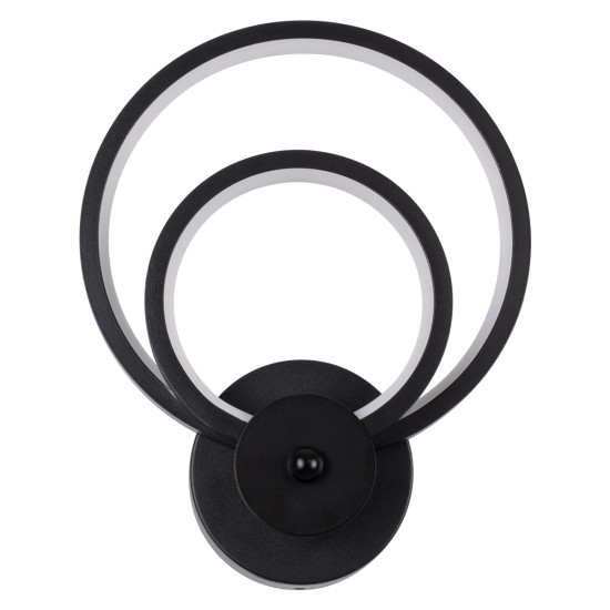 FREDDIE 61076 Φωτιστικό Τοίχου - Απλίκα Design LED CCT 15W 1800lm 300° AC 220-240V - Εναλλαγή Φωτισμού μέσω Διακόπτη On/Off All In One Ψυχρό 6000k+Φυσικό 4500k+Θερμό 2700k Μ20 x Π7.5 x Υ25cm - Μαύρο FREDDIE 61076 Φωτιστικό Τοίχου - Απλίκα Design LED CCT 15W 1800lm 300° AC 220-240V - Εναλλαγή Φωτισμού μέσω Διακόπτη On/Off All In One Ψυχρό 6000k+Φυσικό 4500k+Θερμό 2700k Μ20 x Π7.5 x Υ25cm - Μαύρο