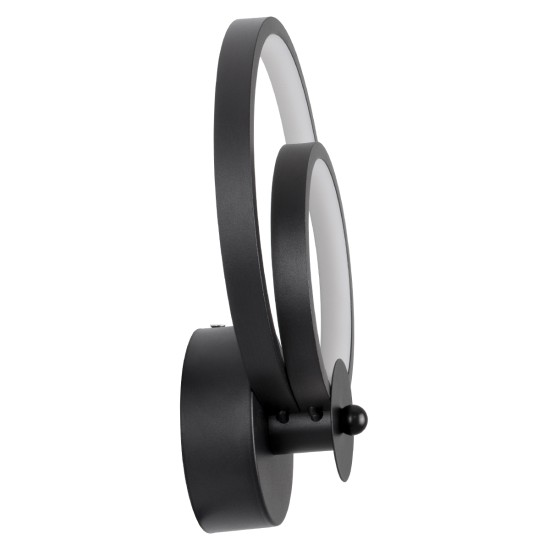 FREDDIE 61076 Φωτιστικό Τοίχου - Απλίκα Design LED CCT 15W 1800lm 300° AC 220-240V - Εναλλαγή Φωτισμού μέσω Διακόπτη On/Off All In One Ψυχρό 6000k+Φυσικό 4500k+Θερμό 2700k Μ20 x Π7.5 x Υ25cm - Μαύρο FREDDIE 61076 Φωτιστικό Τοίχου - Απλίκα Design LED CCT 15W 1800lm 300° AC 220-240V - Εναλλαγή Φωτισμού μέσω Διακόπτη On/Off All In One Ψυχρό 6000k+Φυσικό 4500k+Θερμό 2700k Μ20 x Π7.5 x Υ25cm - Μαύρο