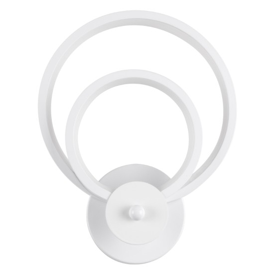 FREDDIE 61077 Φωτιστικό Τοίχου - Απλίκα Design LED CCT 15W 1800lm 300° AC 220-240V - Εναλλαγή Φωτισμού μέσω Διακόπτη On/Off All In One Ψυχρό 6000k+Φυσικό 4500k+Θερμό 2700k Μ20 x Π7.5 x Υ25cm - Λευκό FREDDIE 61077 Φωτιστικό Τοίχου - Απλίκα Design LED CCT 15W 1800lm 300° AC 220-240V - Εναλλαγή Φωτισμού μέσω Διακόπτη On/Off All In One Ψυχρό 6000k+Φυσικό 4500k+Θερμό 2700k Μ20 x Π7.5 x Υ25cm - Λευκό
