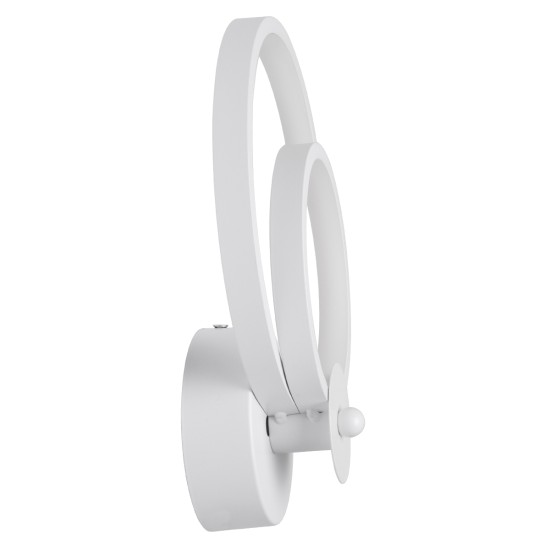 FREDDIE 61077 Φωτιστικό Τοίχου - Απλίκα Design LED CCT 15W 1800lm 300° AC 220-240V - Εναλλαγή Φωτισμού μέσω Διακόπτη On/Off All In One Ψυχρό 6000k+Φυσικό 4500k+Θερμό 2700k Μ20 x Π7.5 x Υ25cm - Λευκό FREDDIE 61077 Φωτιστικό Τοίχου - Απλίκα Design LED CCT 15W 1800lm 300° AC 220-240V - Εναλλαγή Φωτισμού μέσω Διακόπτη On/Off All In One Ψυχρό 6000k+Φυσικό 4500k+Θερμό 2700k Μ20 x Π7.5 x Υ25cm - Λευκό