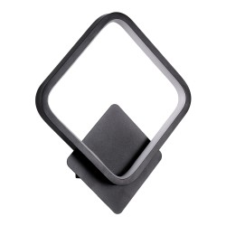 LENA 61079 Μοντέρνο Φωτιστικό Τοίχου - Απλίκα LED 12W 1440lm 300° AC 220-240V IP20 Ρυθμιζόμενο Λευκό CCT με On/Off 2700K/4500K/6000K - Lumileds SMD Chip - Μαύρο Ματ - Μ25 x Π5.5 x Υ29.5cm - 3 Χρόνια Εγγύηση