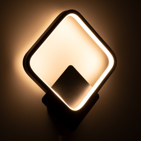 LENA 61079 Φωτιστικό Τοίχου - Απλίκα Design LED CCT 12W 1440lm 300° AC 220-240V - Εναλλαγή Φωτισμού μέσω Διακόπτη On/Off All In One Ψυχρό 6000k+Φυσικό 4500k+Θερμό 2700k Μ25 x Π5.5 x Υ29.5cm - Μαύρο LENA 61079 Φωτιστικό Τοίχου - Απλίκα Design LED CCT 12W 1440lm 300° AC 220-240V - Εναλλαγή Φωτισμού μέσω Διακόπτη On/Off All In One Ψυχρό 6000k+Φυσικό 4500k+Θερμό 2700k Μ25 x Π5.5 x Υ29.5cm - Μαύρο
