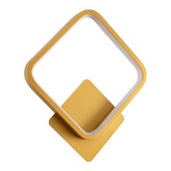 LENA 61081 Μοντέρνο Φωτιστικό Τοίχου - Απλίκα LED 12W 1440lm 300° AC 220-240V IP20 Ρυθμιζόμενο Λευκό CCT με On/Off 2700K/4500K/6000K - Lumileds SMD Chip - Χρυσό Βούρτσας - Μ25 x Π5.5 x Υ29.5cm - 3 Χρόνια Εγγύηση