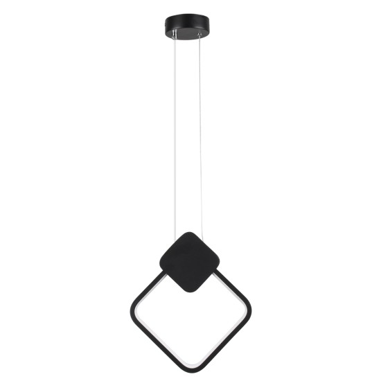 MARY 61082 Κρεμαστό Φωτιστικό Οροφής Design LED CCT 12W 1440lm 300° AC 220-240V - Εναλλαγή Φωτισμού μέσω Διακόπτη On/Off All In One Ψυχρό 6000k+Φυσικό 4500k+Θερμό 2700k Μ20 x Π2.3 x Υ28.5cm - Μαύρο MARY 61082 Κρεμαστό Φωτιστικό Οροφής Design LED CCT 12W 1440lm 300° AC 220-240V - Εναλλαγή Φωτισμού μέσω Διακόπτη On/Off All In One Ψυχρό 6000k+Φυσικό 4500k+Θερμό 2700k Μ20 x Π2.3 x Υ28.5cm - Μαύρο