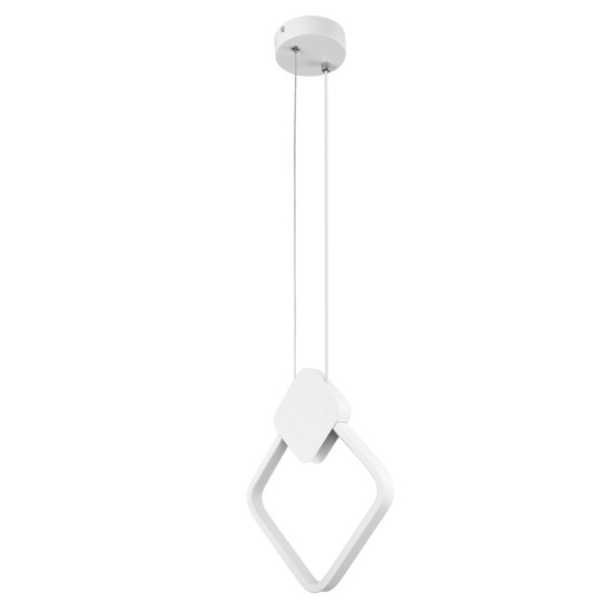 MARY 61083 Κρεμαστό Φωτιστικό Οροφής Design LED CCT 12W 1440lm 300° AC 220-240V - Εναλλαγή Φωτισμού μέσω Διακόπτη On/Off All In One Ψυχρό 6000k+Φυσικό 4500k+Θερμό 2700k Μ20 x Π2.3 x Υ28.5cm - Λευκό MARY 61083 Κρεμαστό Φωτιστικό Οροφής Design LED CCT 12W 1440lm 300° AC 220-240V - Εναλλαγή Φωτισμού μέσω Διακόπτη On/Off All In One Ψυχρό 6000k+Φυσικό 4500k+Θερμό 2700k Μ20 x Π2.3 x Υ28.5cm - Λευκό