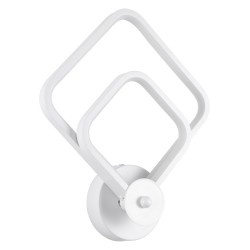 ANNA 61086 Μοντέρνο Φωτιστικό Τοίχου - Απλίκα LED 15W 1800lm 300° AC 220-240V IP20 Ρυθμιζόμενο Λευκό CCT με On/Off 2700K/4500K/6000K - Lumileds SMD Chip - Λευκό Ματ - Μ25 x Π8 x Υ30cm - 3 Χρόνια Εγγύηση