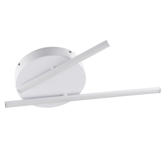 DRACO 61092 Μοντέρνο Φωτιστικό Οροφής LED 36W 4428lm 120° AC 220-240V IP20 Ρυθμιζόμενο Λευκό CCT με Χειριστήριο από 2700K έως 6000K Dimmable - Lumileds SMD Chip - Λευκό Ματ - Μ50 x Π50 x Υ6cm - 3 Χρόνια Εγγύηση