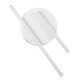 DRACO 61092 Μοντέρνο Φωτιστικό Οροφής LED 36W 4428lm 120° AC 220-240V IP20 Ρυθμιζόμενο Λευκό CCT με Χειριστήριο από 2700K έως 6000K Dimmable - Lumileds SMD Chip - Λευκό Ματ - Μ50 x Π50 x Υ6cm - 3 Χρόνια Εγγύηση