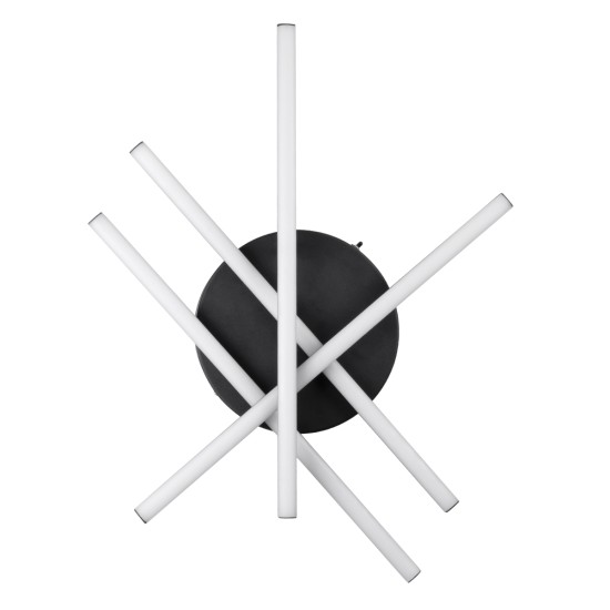 DRACO 61095 Μοντέρνο Φωτιστικό Οροφής LED 60W 7380lm 120° AC 220-240V IP20 Ρυθμιζόμενο Λευκό CCT με Χειριστήριο από 2700K έως 6000K Dimmable - Lumileds SMD Chip - Μαύρο Ματ - Μ60 x Π60 x Υ11cm - 3 Χρόνια Εγγύηση