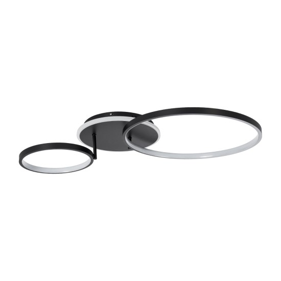 NEMESIS 61105 Φωτιστικό Οροφής Δαχτυλίδι-Κύκλος LED CCT 67W 7573lm 360° AC 220-240V - Εναλλαγή Φωτισμού μέσω Τηλεχειριστηρίου All In One Ψυχρό 6000k+Φυσικό 4500k+Θερμό 2700k Dimmable Φ25+45cm+BackLight - Μαύρο - 3 Years Warranty NEMESIS 61105 Φωτιστικό Οροφής Δαχτυλίδι-Κύκλος LED CCT 67W 7573lm 360° AC 220-240V - Εναλλαγή Φωτισμού μέσω Τηλεχειριστηρίου All In One Ψυχρό 6000k+Φυσικό 4500k+Θερμό 2700k Dimmable Φ25+45cm+BackLight - Μαύρο - 3 Years Warranty