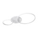 NEMESIS 61106 Μοντέρνο Φωτιστικό Οροφής LED 67W 7573lm 360° AC 220-240V IP20 Ρυθμιζόμενο Λευκό CCT με Χειριστήριο από 2700K έως 6000K Dimmable - Lumileds SMD Chip - Λευκό Ματ - Μ84 x Π45 x Υ13cm - 3 Χρόνια Εγγύηση