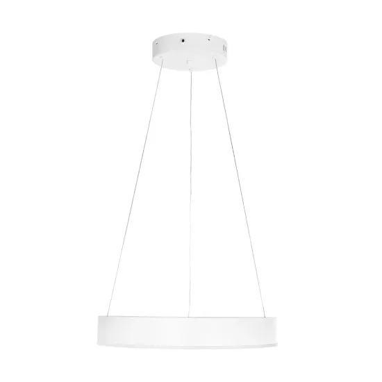 VENOM 61174 Μοντέρνο Κρεμαστό Φωτιστικό Οροφής LED 30W 3513lm 120° AC 220-240V IP20 Ρυθμιζόμενο Λευκό CCT με Χειριστήριο από 2700K έως 6000K Dimmable - Lumileds SMD Chip - Λευκό Ματ - Μ40 x Π40 x Υ6.5cm - 3 Χρόνια Εγγύηση