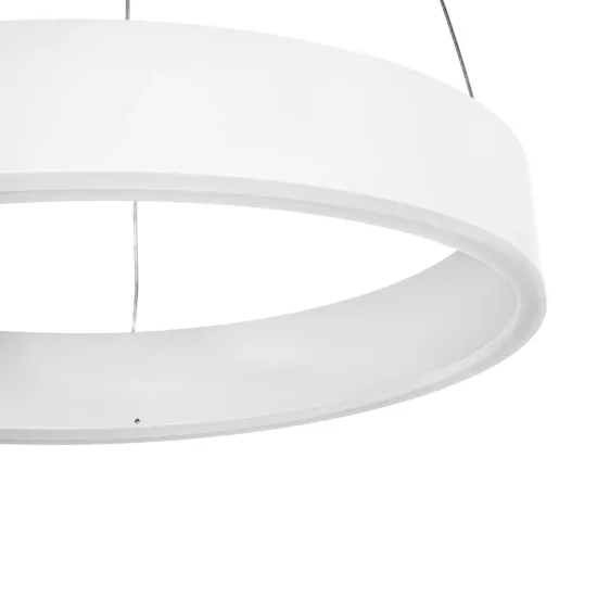 VENOM 61174 Μοντέρνο Κρεμαστό Φωτιστικό Οροφής LED 30W 3513lm 120° AC 220-240V IP20 Ρυθμιζόμενο Λευκό CCT με Χειριστήριο από 2700K έως 6000K Dimmable - Lumileds SMD Chip - Λευκό Ματ - Μ40 x Π40 x Υ6.5cm - 3 Χρόνια Εγγύηση