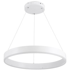VENOM 61177 Μοντέρνο Κρεμαστό Φωτιστικό Οροφής LED 45W 5269lm 120° AC 220-240V IP20 Ρυθμιζόμενο Λευκό CCT με Χειριστήριο από 2700K έως 6000K Dimmable - Lumileds SMD Chip - Λευκό Ματ - Μ60 x Π60 x Υ6.5cm - 3 Χρόνια Εγγύηση