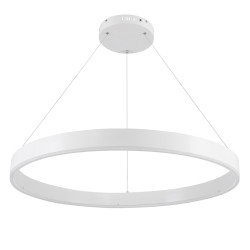 VENOM 61180 Μοντέρνο Κρεμαστό Φωτιστικό Οροφής LED 67W 7863lm 120° AC 220-240V IP20 Ρυθμιζόμενο Λευκό CCT με Χειριστήριο από 2700K έως 6000K Dimmable - Lumileds SMD Chip - Λευκό Ματ - Μ80 x Π80 x Υ6.5cm - 3 Χρόνια Εγγύηση