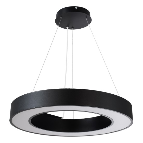 RA 61194 Κρεμαστό Φωτιστικό Δαχτυλίδι-Κύκλος LED CCT 67W 7370lm 120° AC 220-240V - Εναλλαγή Φωτισμού μέσω Τηλεχειριστηρίου All In One Ψυχρό 6000k+Φυσικό 4500k+Θερμό 2700k Dimmable Φ60cm - Μαύρο - 3 Years Warranty RA 61194 Κρεμαστό Φωτιστικό Δαχτυλίδι-Κύκλος LED CCT 67W 7370lm 120° AC 220-240V - Εναλλαγή Φωτισμού μέσω Τηλεχειριστηρίου All In One Ψυχρό 6000k+Φυσικό 4500k+Θερμό 2700k Dimmable Φ60cm - Μαύρο - 3 Years Warranty