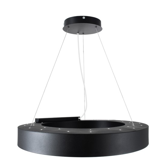 RA 61194 Κρεμαστό Φωτιστικό Δαχτυλίδι-Κύκλος LED CCT 67W 7370lm 120° AC 220-240V - Εναλλαγή Φωτισμού μέσω Τηλεχειριστηρίου All In One Ψυχρό 6000k+Φυσικό 4500k+Θερμό 2700k Dimmable Φ60cm - Μαύρο - 3 Years Warranty RA 61194 Κρεμαστό Φωτιστικό Δαχτυλίδι-Κύκλος LED CCT 67W 7370lm 120° AC 220-240V - Εναλλαγή Φωτισμού μέσω Τηλεχειριστηρίου All In One Ψυχρό 6000k+Φυσικό 4500k+Θερμό 2700k Dimmable Φ60cm - Μαύρο - 3 Years Warranty