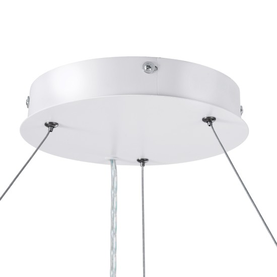 RA 61195 Κρεμαστό Φωτιστικό Δαχτυλίδι-Κύκλος LED CCT 67W 7370lm 120° AC 220-240V - Εναλλαγή Φωτισμού μέσω Τηλεχειριστηρίου All In One Ψυχρό 6000k+Φυσικό 4500k+Θερμό 2700k Dimmable Φ60cm - Λευκό - 3 Years Warranty RA 61195 Κρεμαστό Φωτιστικό Δαχτυλίδι-Κύκλος LED CCT 67W 7370lm 120° AC 220-240V - Εναλλαγή Φωτισμού μέσω Τηλεχειριστηρίου All In One Ψυχρό 6000k+Φυσικό 4500k+Θερμό 2700k Dimmable Φ60cm - Λευκό - 3 Years Warranty