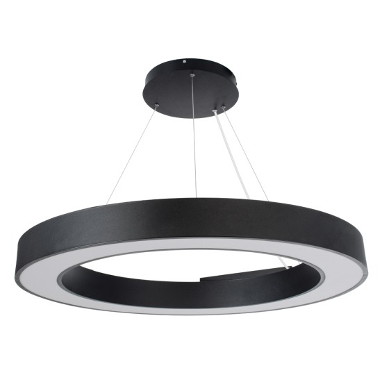 RA 61196 Κρεμαστό Φωτιστικό Δαχτυλίδι-Κύκλος LED CCT 75W 8250lm 120° AC 220-240V - Εναλλαγή Φωτισμού μέσω Τηλεχειριστηρίου All In One Ψυχρό 6000k+Φυσικό 4500k+Θερμό 2700k Dimmable Φ80cm - Μαύρο - 3 Years Warranty RA 61196 Κρεμαστό Φωτιστικό Δαχτυλίδι-Κύκλος LED CCT 75W 8250lm 120° AC 220-240V - Εναλλαγή Φωτισμού μέσω Τηλεχειριστηρίου All In One Ψυχρό 6000k+Φυσικό 4500k+Θερμό 2700k Dimmable Φ80cm - Μαύρο - 3 Years Warranty