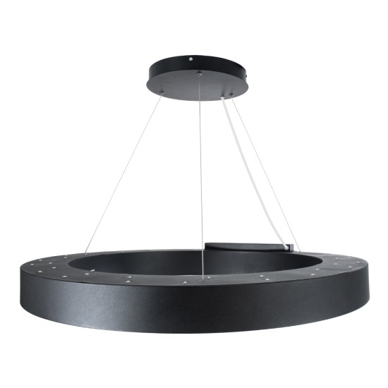 RA 61196 Κρεμαστό Φωτιστικό Δαχτυλίδι-Κύκλος LED CCT 75W 8250lm 120° AC 220-240V - Εναλλαγή Φωτισμού μέσω Τηλεχειριστηρίου All In One Ψυχρό 6000k+Φυσικό 4500k+Θερμό 2700k Dimmable Φ80cm - Μαύρο - 3 Years Warranty RA 61196 Κρεμαστό Φωτιστικό Δαχτυλίδι-Κύκλος LED CCT 75W 8250lm 120° AC 220-240V - Εναλλαγή Φωτισμού μέσω Τηλεχειριστηρίου All In One Ψυχρό 6000k+Φυσικό 4500k+Θερμό 2700k Dimmable Φ80cm - Μαύρο - 3 Years Warranty