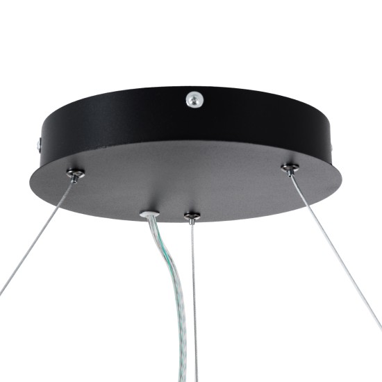 RA 61196 Κρεμαστό Φωτιστικό Δαχτυλίδι-Κύκλος LED CCT 75W 8250lm 120° AC 220-240V - Εναλλαγή Φωτισμού μέσω Τηλεχειριστηρίου All In One Ψυχρό 6000k+Φυσικό 4500k+Θερμό 2700k Dimmable Φ80cm - Μαύρο - 3 Years Warranty RA 61196 Κρεμαστό Φωτιστικό Δαχτυλίδι-Κύκλος LED CCT 75W 8250lm 120° AC 220-240V - Εναλλαγή Φωτισμού μέσω Τηλεχειριστηρίου All In One Ψυχρό 6000k+Φυσικό 4500k+Θερμό 2700k Dimmable Φ80cm - Μαύρο - 3 Years Warranty