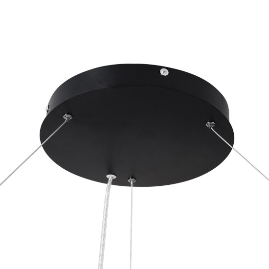 RA 61198 Κρεμαστό Φωτιστικό Δαχτυλίδι-Κύκλος LED CCT 100W 11020lm 120° AC 220-240V - Εναλλαγή Φωτισμού μέσω Τηλεχειριστηρίου All In One Ψυχρό 6000k+Φυσικό 4500k+Θερμό 2700k Dimmable Φ120cm - Μαύρο - 3 Years Warranty RA 61198 Κρεμαστό Φωτιστικό Δαχτυλίδι-Κύκλος LED CCT 100W 11020lm 120° AC 220-240V - Εναλλαγή Φωτισμού μέσω Τηλεχειριστηρίου All In One Ψυχρό 6000k+Φυσικό 4500k+Θερμό 2700k Dimmable Φ120cm - Μαύρο - 3 Years Warranty