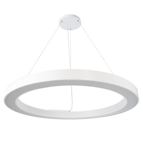 RA 61199 Κρεμαστό Φωτιστικό Δαχτυλίδι-Κύκλος LED CCT 100W 11020lm 120° AC 220-240V - Εναλλαγή Φωτισμού μέσω Τηλεχειριστηρίου All In One Ψυχρό 6000k+Φυσικό 4500k+Θερμό 2700k Dimmable Φ120cm - Λευκό - 3 Years Warranty RA 61199 Κρεμαστό Φωτιστικό Δαχτυλίδι-Κύκλος LED CCT 100W 11020lm 120° AC 220-240V - Εναλλαγή Φωτισμού μέσω Τηλεχειριστηρίου All In One Ψυχρό 6000k+Φυσικό 4500k+Θερμό 2700k Dimmable Φ120cm - Λευκό - 3 Years Warranty