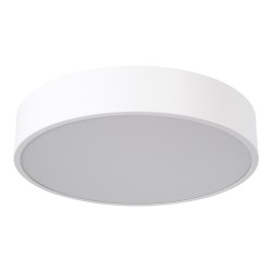 BURTON 61201-S Μοντέρνο Φωτιστικό Οροφής LED 67W 7370lm 120° AC 220-240V IP20 Ρυθμιζόμενο Λευκό CCT με Χειριστήριο από 2700K έως 6000K Dimmable - Lumileds SMD Chip - Λευκό Ματ - Μ40 x Π40 x Υ8cm - 3 Χρόνια Εγγύηση