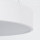 BURTON 61201-S Μοντέρνο Φωτιστικό Οροφής LED 67W 7370lm 120° AC 220-240V IP20 Ρυθμιζόμενο Λευκό CCT με Χειριστήριο από 2700K έως 6000K Dimmable - Lumileds SMD Chip - Λευκό Ματ - Μ40 x Π40 x Υ8cm - 3 Χρόνια Εγγύηση