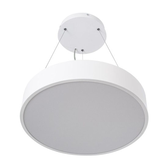 BURTON 61201-P Κρεμαστή Πλαφονιέρα Οροφής LED CCT 67W 7370lm 120° AC 220-240V - Εναλλαγή Φωτισμού μέσω Τηλεχειριστηρίου All In One Ψυχρό 6000k+Φυσικό 4500k+Θερμό 2700k Dimmable Φ40cm - Λευκό - 3 Years Warranty BURTON 61201-P Κρεμαστή Πλαφονιέρα Οροφής LED CCT 67W 7370lm 120° AC 220-240V - Εναλλαγή Φωτισμού μέσω Τηλεχειριστηρίου All In One Ψυχρό 6000k+Φυσικό 4500k+Θερμό 2700k Dimmable Φ40cm - Λευκό - 3 Years Warranty