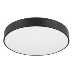 BURTON 61202-S Μοντέρνο Φωτιστικό Οροφής LED 75W 8625lm 120° AC 220-240V IP20 Ρυθμιζόμενο Λευκό CCT με Χειριστήριο από 2700K έως 6000K Dimmable - Lumileds SMD Chip - Μαύρο Ματ - Μ60 x Π60 x Υ8cm - 3 Χρόνια Εγγύηση